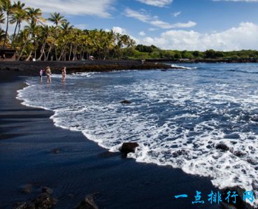 Punalu 'u海滩,夏威夷