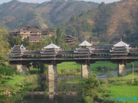 城阳大桥，三江县，中国