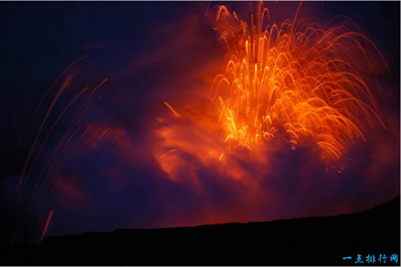 世界十大最佳冒险旅游目的地：参观活火山基拉韦厄火山