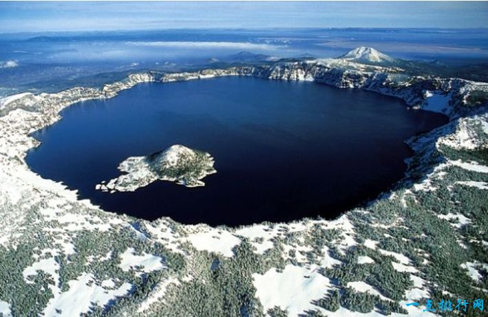 美国俄勒冈州玛扎马火山湖