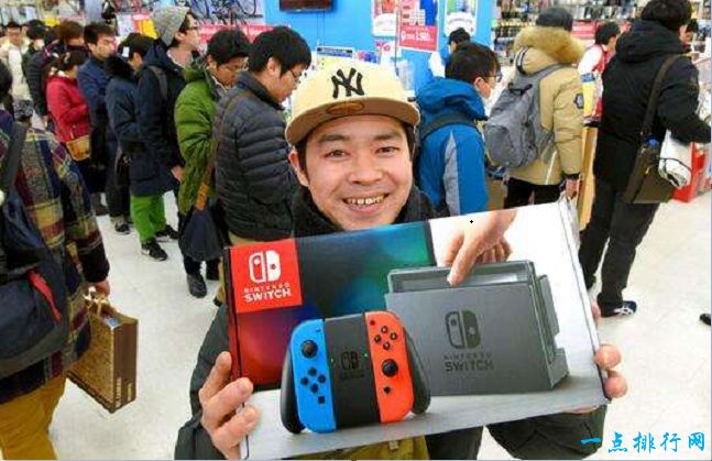 世界上最受欢迎的游戏机 switch9个月销量破千万