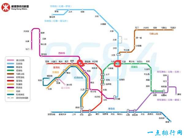 世界上最方便的地铁 支付宝能买票的香港地铁