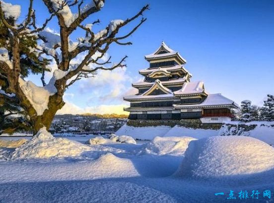 世界上最壮观的冰雪城堡，如同画集般美丽的初雪城堡