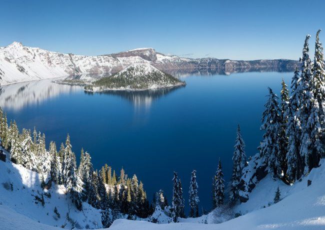 俄勒冈州Crater Lake