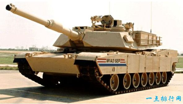 M1A2主战坦克- 美国(净值850万美元)