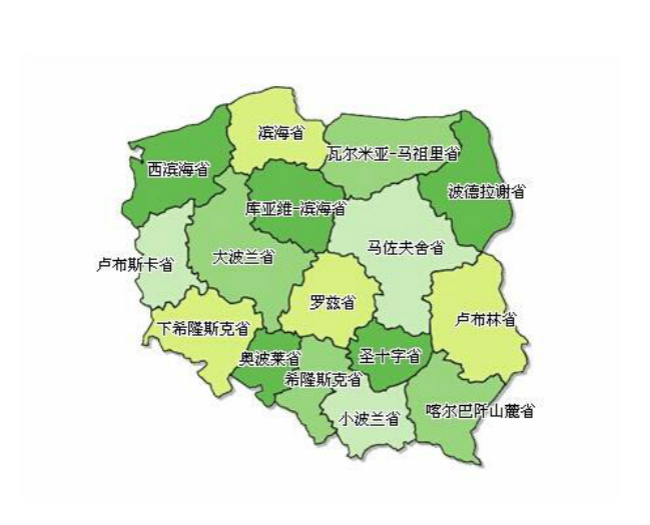 波兰地图