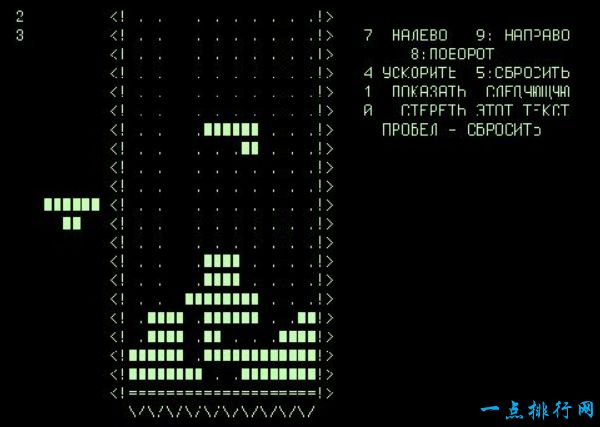 世界上销量最高的电子游戏——俄罗斯方块